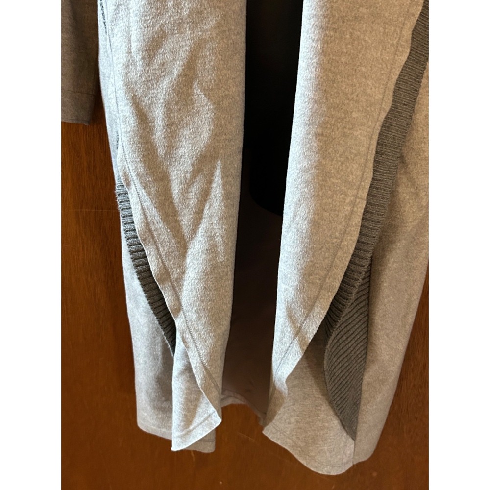 SOSKEN Brandy Waterfall Woll Blend Coat in Gray Sz M - Picture 8 of 15